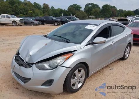2013 Hyundai Elantra Gls from USA, damaged, VIN 5NPDH4AEXDH314789